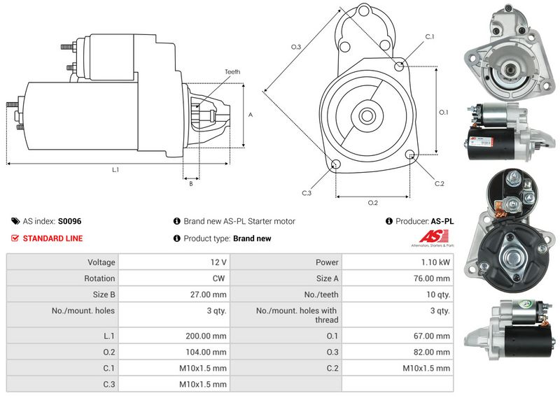 AS-PL S0096 Starter