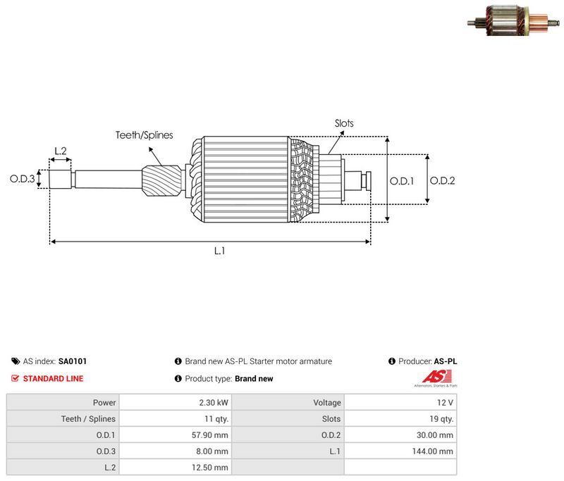 Ankur, starter, AS-PL SA0101