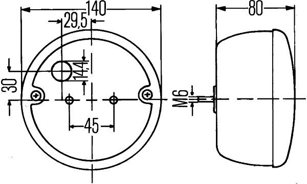 Задній ліхтар, Hella 2SD001685-231