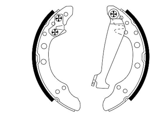 Set saboti frana 91044700 TEXTAR