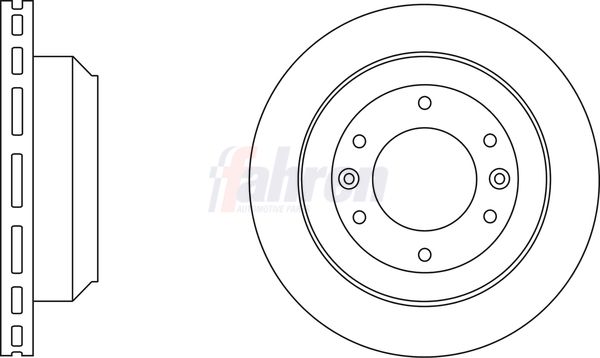 Fahren Brake Disc FBD6639