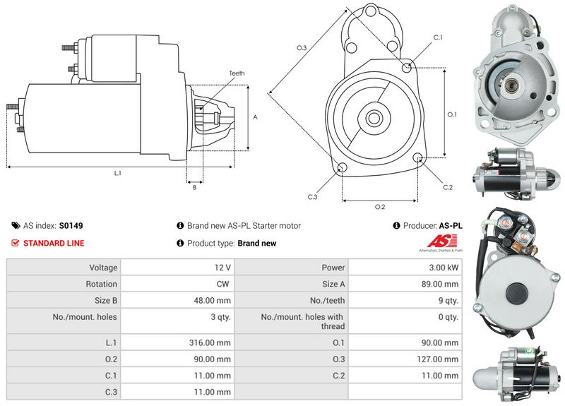 AS-PL S0149 Starter
