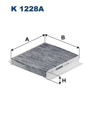 Фільтр, повітря у салоні, Filtron K1228A