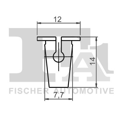 FA1 11-60003.5 Clip, trim/protection strip