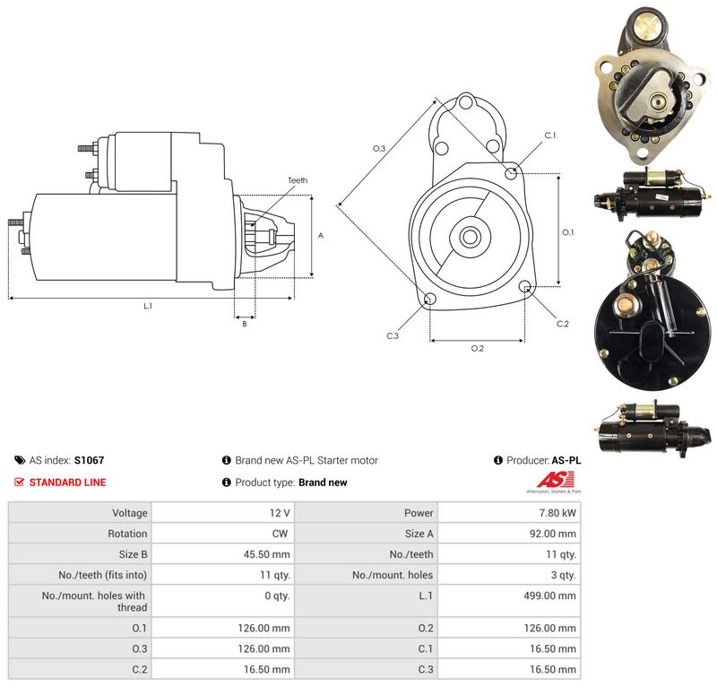 AS-PL S1067 Starter