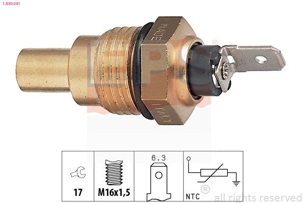 Sensor, temperatura del refrigerante