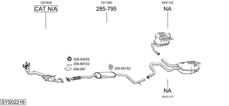 BOSAL Uitlaatsysteem