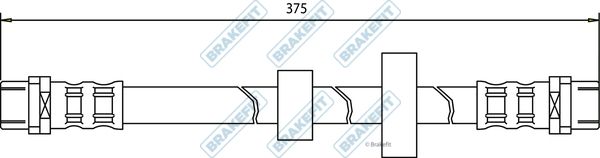 APEC Brake Hose BHO4056