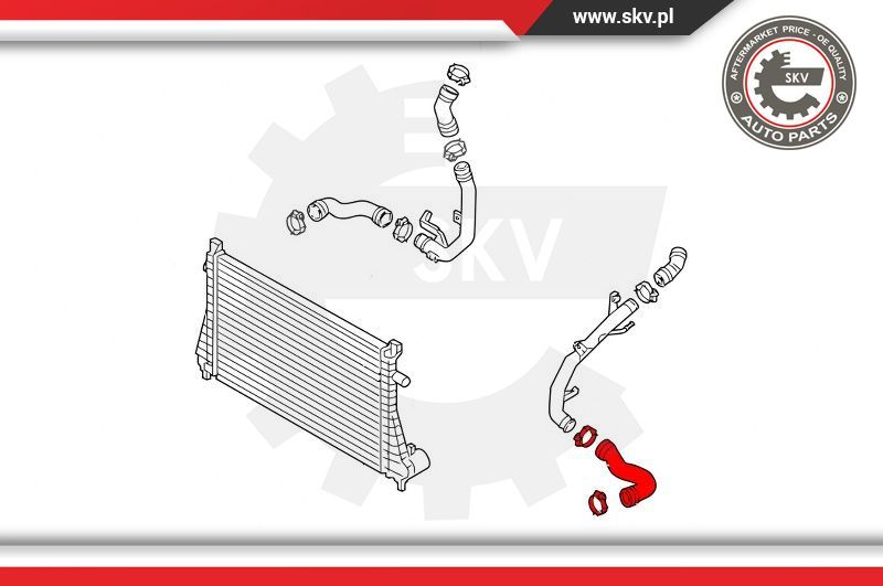 Шланг подачі наддувального повітря, Skv Germany 43SKV390