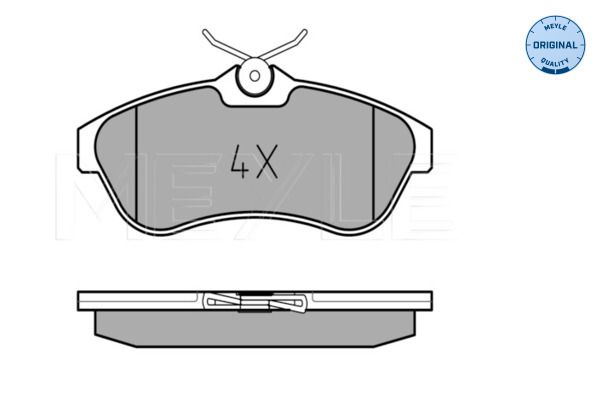 MEYLE 025 234 0919 Brake Pad Set, disc brake