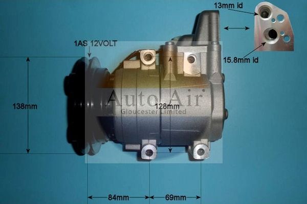 Auto Air Gloucester 14-0126P Compressor, air conditioning