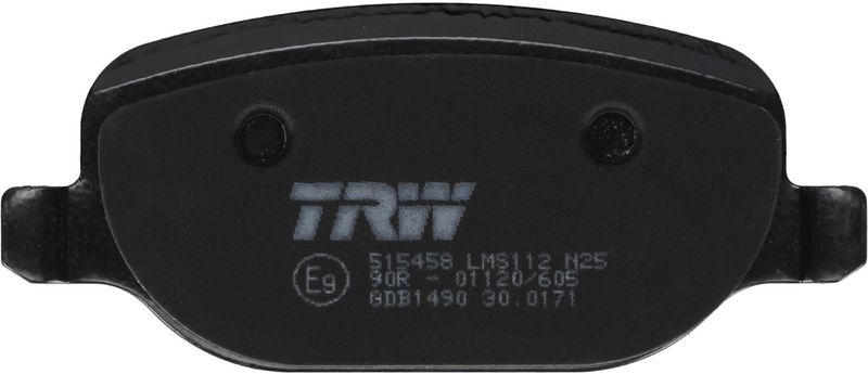 Piduriklotsi komplekt, ketaspidur, TRW GDB1490