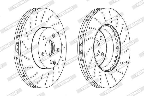 FERODO DDF1694C-1 Brake Disc