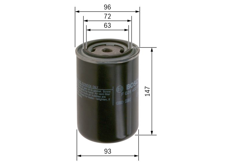 BOSCH F 026 402 087 Fuel Filter