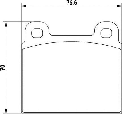 MAGNETI MARELLI fékbetétkészlet, tárcsafék 363710204116