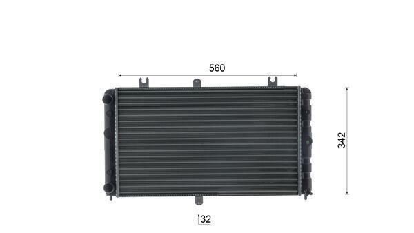MAHLE CR 2693 000S Radiator, engine cooling