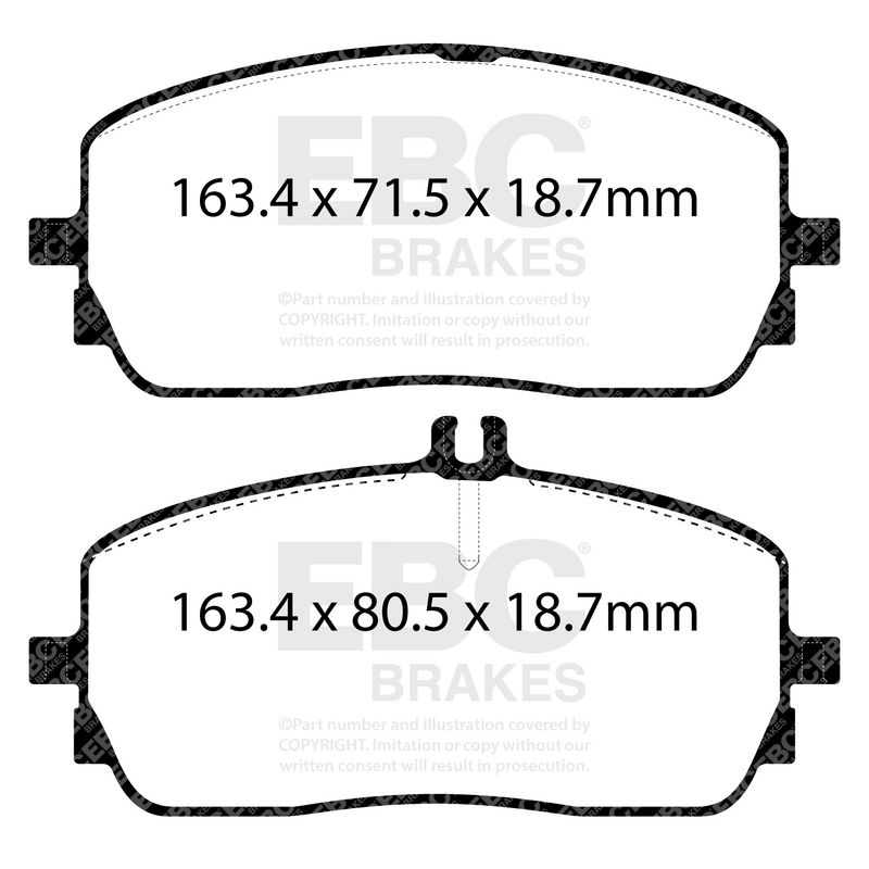 EBC Brakes Remblokkenset, schijfrem DP42390R