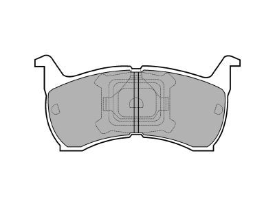 DELPHI LP465 Brake Pad Set, disc brake