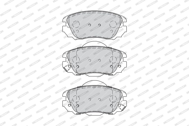 FERODO Plaquettes de frein à disque FDB4207