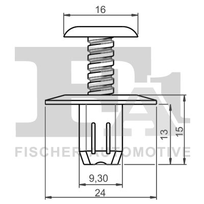 FA1 11-30007.5 Clip, trim/protection strip