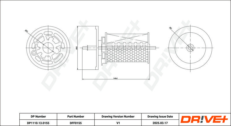 Filtru combustibil DP1110.13.0155 Dr!ve+
