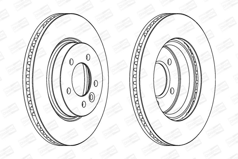 Disc frana 562666CH-1 CHAMPION