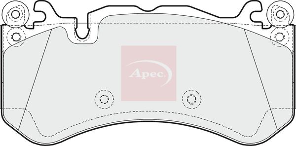 APEC Brake Pad Set, disc brake PAD1616