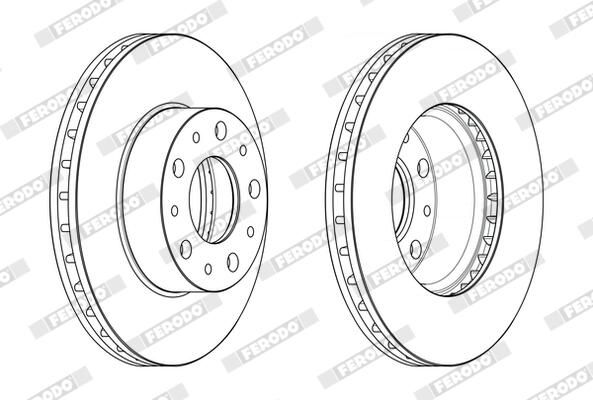 FERODO DDF2659 Brake Disc