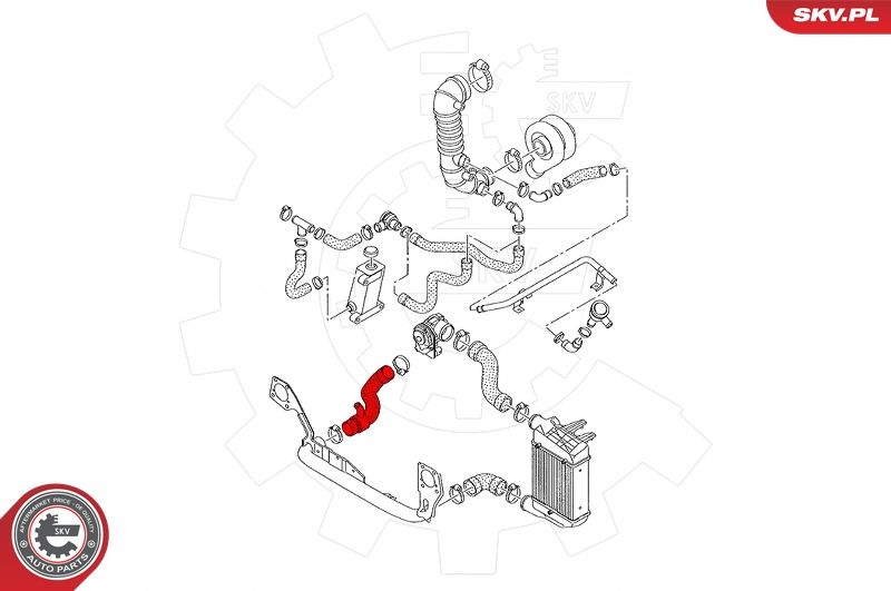 Шланг подачі наддувального повітря, Skv Germany 43SKV418