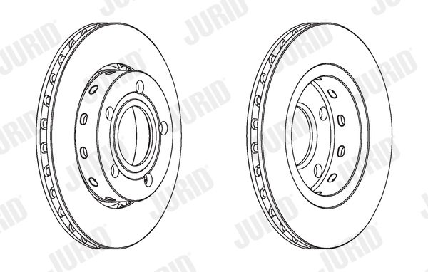 Гальмівний диск, Jurid 562516JC