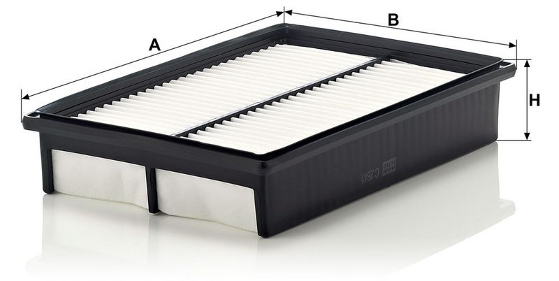 Õhufilter, MANN-FILTER C 2841