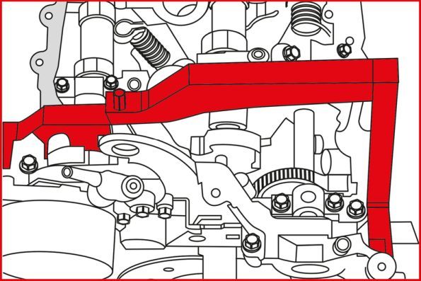 KS TOOLS 400.0850 Adjustment Tool Set, valve timing