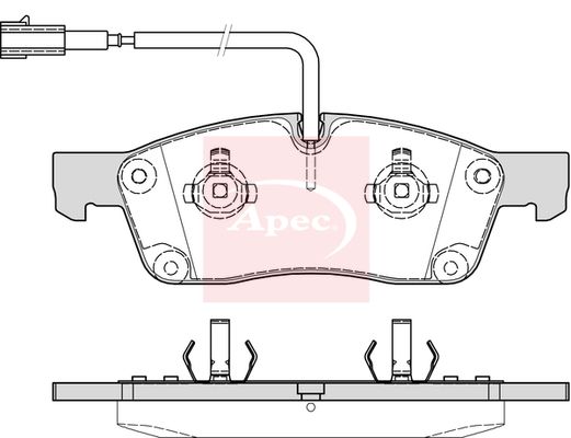 APEC Brake Pad Set, disc brake PAD2227