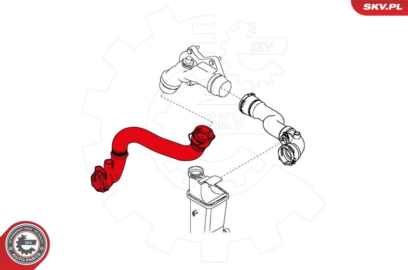 Шланг радіатора, Skv Germany 24SKV266