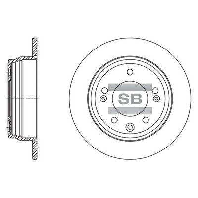 Гальмівний диск, Hi-Q SD1136