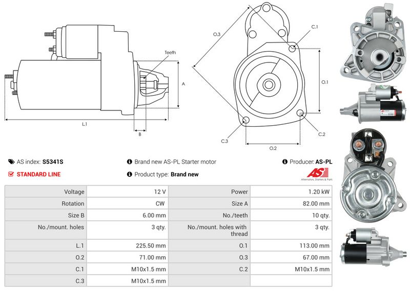 AS-PL S5341S Starter