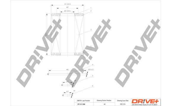 Оливний фільтр, Dr!Ve+ DP1110.11.0064