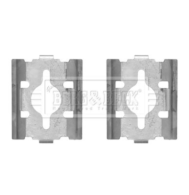 BORG & BECK tartozékkészlet, tárcsafékbetét BBK1300
