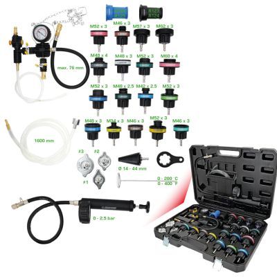 Set verificare presiune sistem racire KS TOOLS 512.5085