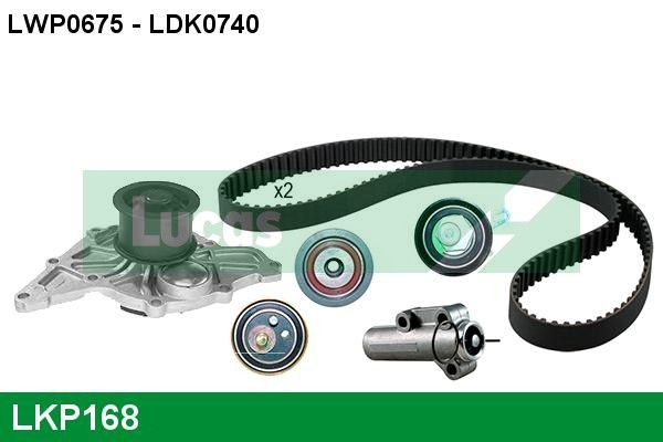 LUCAS Vízpumpa + fogasszíj készlet LKP168