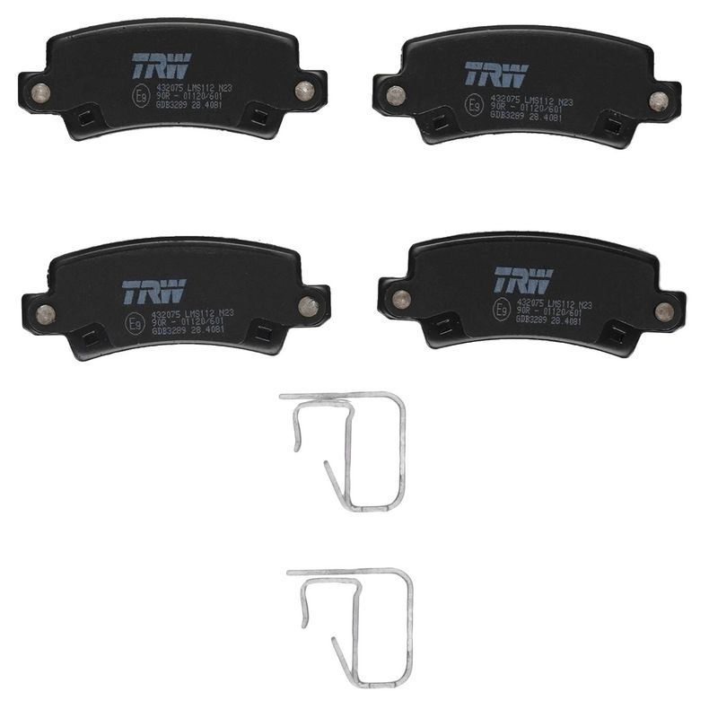 TRW GDB3289 Brake Pad Set, disc brake