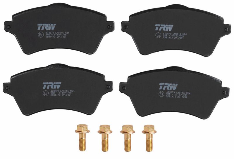 TRW GDB1473 Brake Pad Set, disc brake
