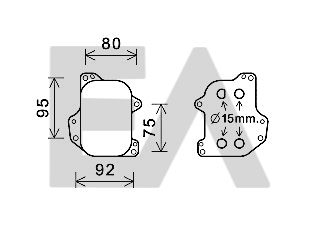 Radiador de aceite, aceite motor