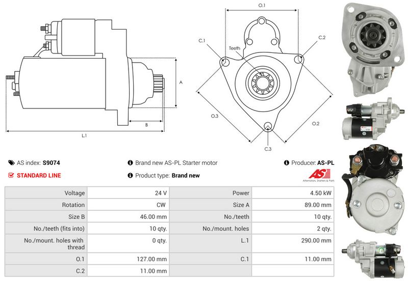 AS-PL S9074 Starter