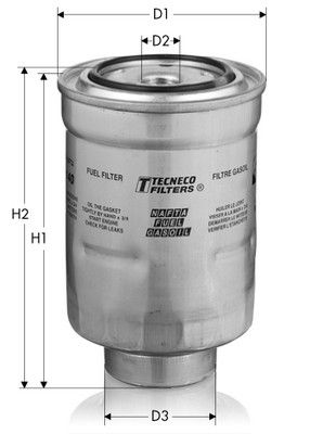 TECNECO FILTERS Üzemanyagszűrő GS8052