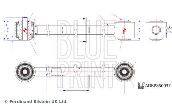 Blue Print Rod/Strut, wheel suspension ADBP860239