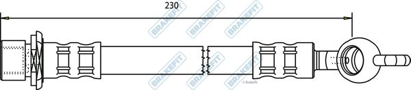 APEC Brake Hose BHO4178