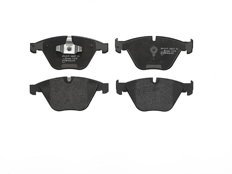 комплект спирачно феродо, дискови спирачки BREMBO