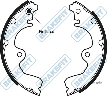 APEC Brake Shoe Set BSH1095