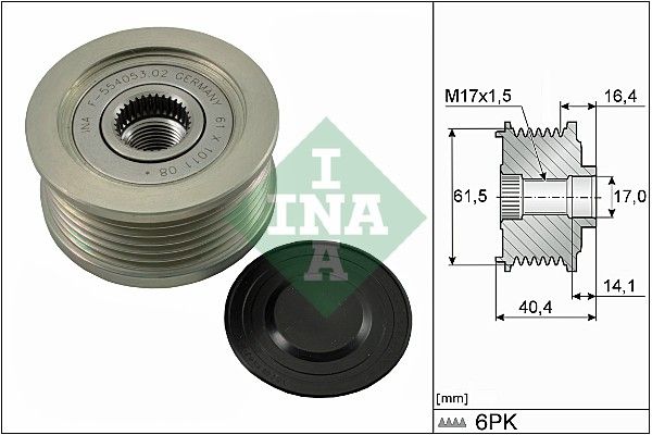 Schaeffler INA generátor szabadonfutó 535 0115 10